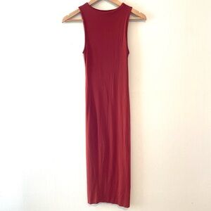 Black Bead Sleeveless Red‎ Maxi Dress